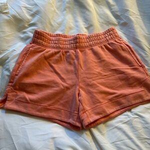 Aerie Orange Athletic Shorts Relaxed Fit